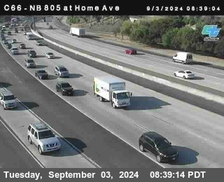 NB 805 at Home Ave (On Ramp)