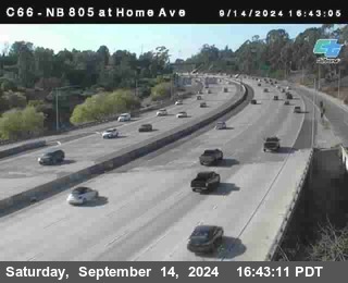 NB 805 at Home Ave (On Ramp)