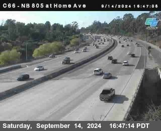 NB 805 at Home Ave (On Ramp)