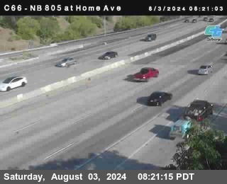 NB 805 at Home Ave (On Ramp)