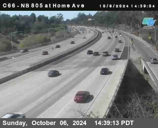 NB 805 at Home Ave (On Ramp)