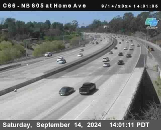 NB 805 at Home Ave (On Ramp)