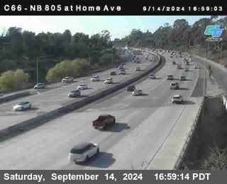 NB 805 at Home Ave (On Ramp)