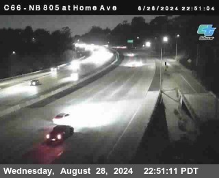 NB 805 at Home Ave (On Ramp)