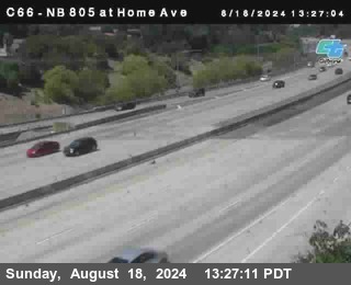 NB 805 at Home Ave (On Ramp)