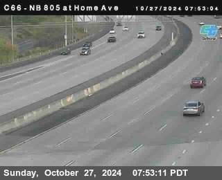 NB 805 at Home Ave (On Ramp)