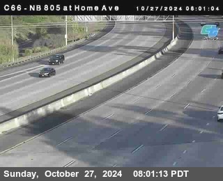 NB 805 at Home Ave (On Ramp)