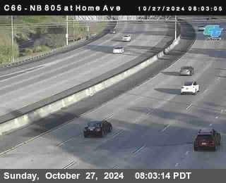 NB 805 at Home Ave (On Ramp)