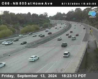 NB 805 at Home Ave (On Ramp)