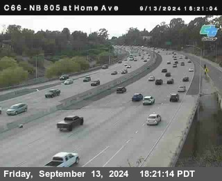 NB 805 at Home Ave (On Ramp)