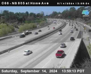 NB 805 at Home Ave (On Ramp)