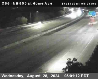 NB 805 at Home Ave (On Ramp)