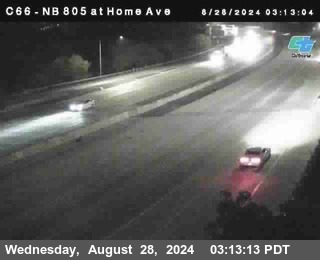 NB 805 at Home Ave (On Ramp)