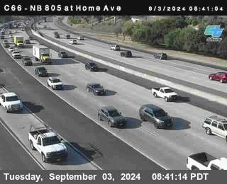 NB 805 at Home Ave (On Ramp)