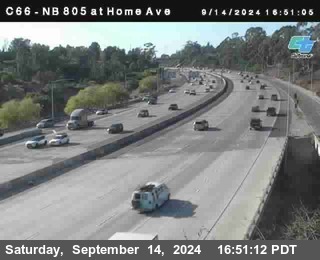 NB 805 at Home Ave (On Ramp)