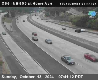 NB 805 at Home Ave (On Ramp)