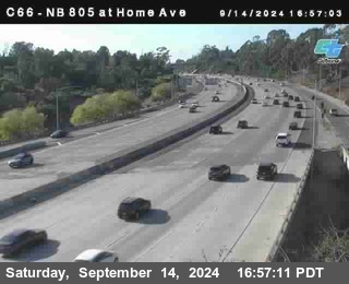 NB 805 at Home Ave (On Ramp)