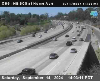 NB 805 at Home Ave (On Ramp)