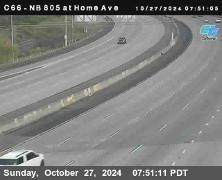 NB 805 at Home Ave (On Ramp)