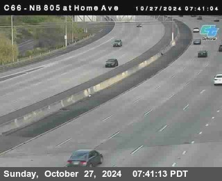 NB 805 at Home Ave (On Ramp)