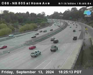 NB 805 at Home Ave (On Ramp)