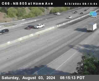 NB 805 at Home Ave (On Ramp)