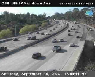 NB 805 at Home Ave (On Ramp)