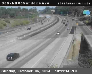 NB 805 at Home Ave (On Ramp)