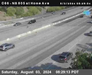 NB 805 at Home Ave (On Ramp)