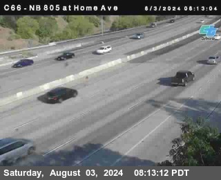 NB 805 at Home Ave (On Ramp)