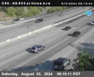 NB 805 at Home Ave (On Ramp)