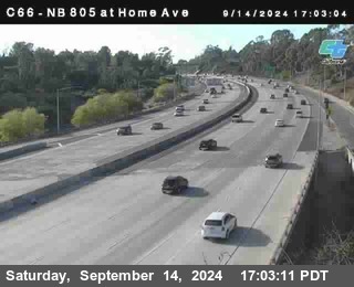 NB 805 at Home Ave (On Ramp)