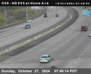 NB 805 at Home Ave (On Ramp)