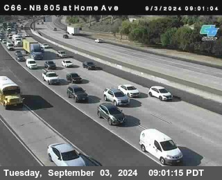 NB 805 at Home Ave (On Ramp)