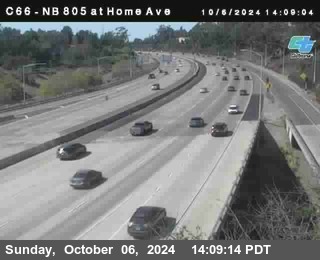 NB 805 at Home Ave (On Ramp)