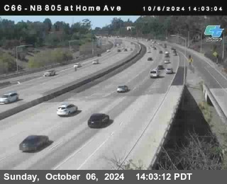 NB 805 at Home Ave (On Ramp)