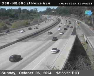 NB 805 at Home Ave (On Ramp)