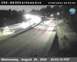 NB 805 at Home Ave (On Ramp)