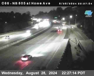 NB 805 at Home Ave (On Ramp)