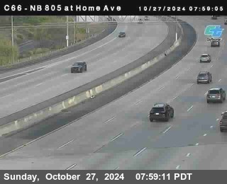 NB 805 at Home Ave (On Ramp)