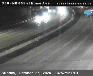 NB 805 at Home Ave (On Ramp)