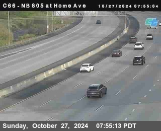 NB 805 at Home Ave (On Ramp)