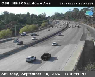 NB 805 at Home Ave (On Ramp)