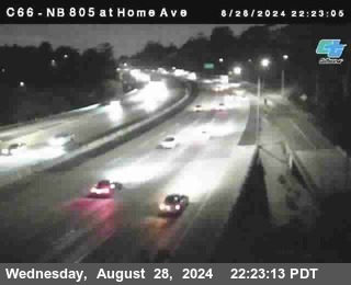 NB 805 at Home Ave (On Ramp)