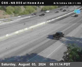 NB 805 at Home Ave (On Ramp)