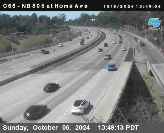 NB 805 at Home Ave (On Ramp)