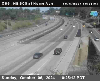 NB 805 at Home Ave (On Ramp)