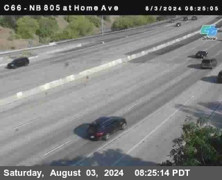 NB 805 at Home Ave (On Ramp)