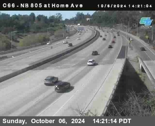 NB 805 at Home Ave (On Ramp)