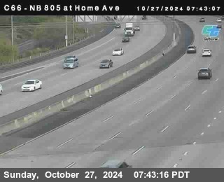 NB 805 at Home Ave (On Ramp)